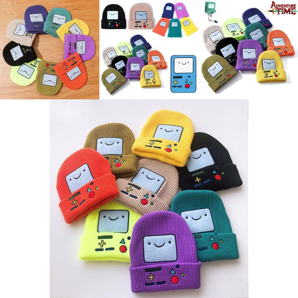 Adventure Time With Finn And Jake Soft Knit Beanie Hat For Cosplay And Warmth