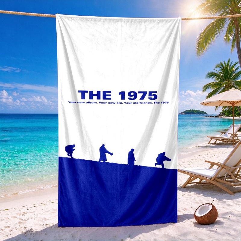 the 1975 Quick-drying soft and absorbent beach towel—perfect for beach trips swimming outdoor camping and travel an essential beach item