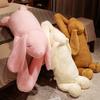 Adorabile Animale Gigante 90cm 120cm Morbido Cartone Animato Coniglio dalle Grandi Orecchie Peluche Coniglio Cuscino Riempito Regalo per Bambina
