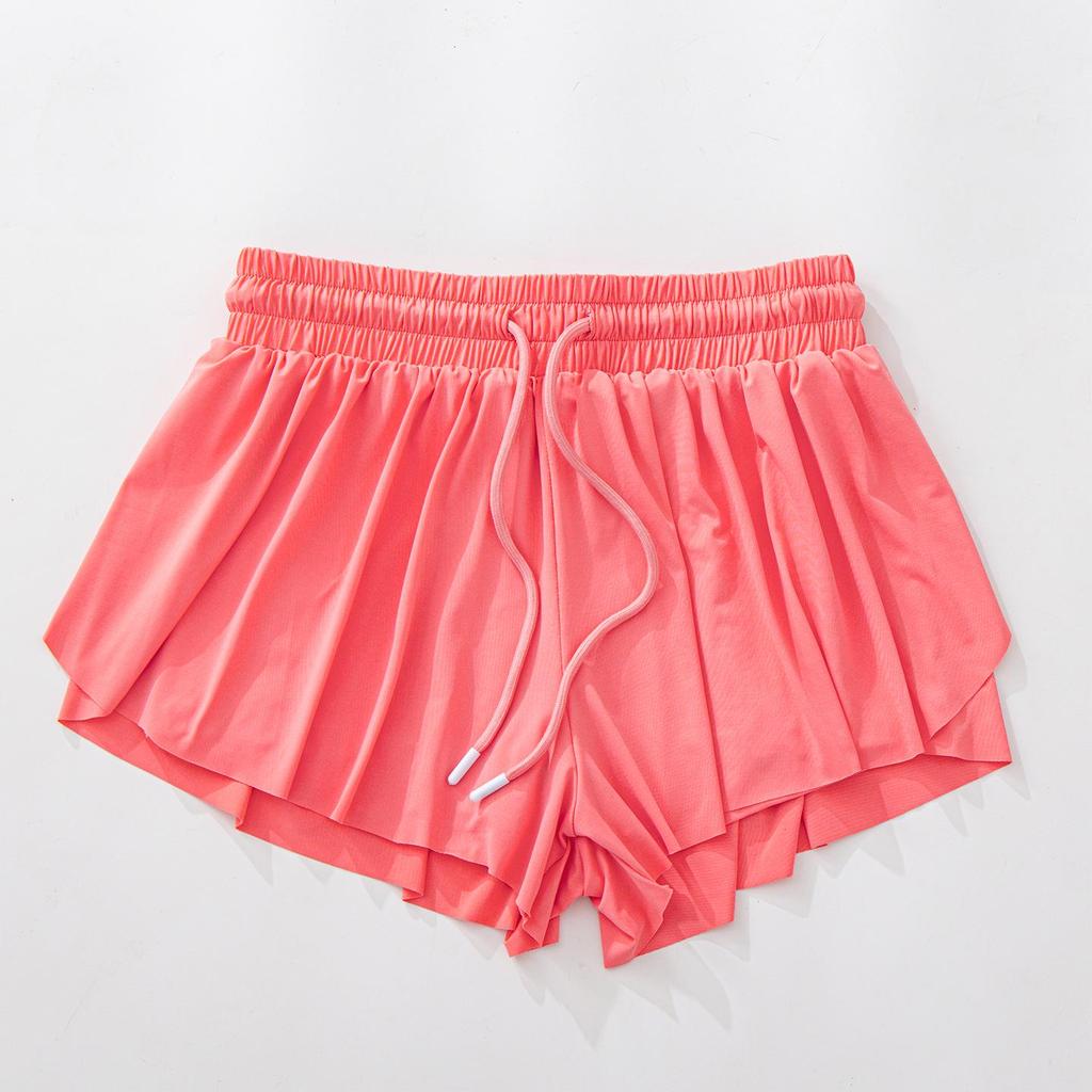 Gonna da Yoga/Tennis da Donna ad Asciugatura Rapida con Pantaloncini Traspiranti e Tasche