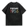 Vintage  T Shirt th Birthday gift for her or him vintage Washed Soft Versatile homme Comfortable Stylish fashion