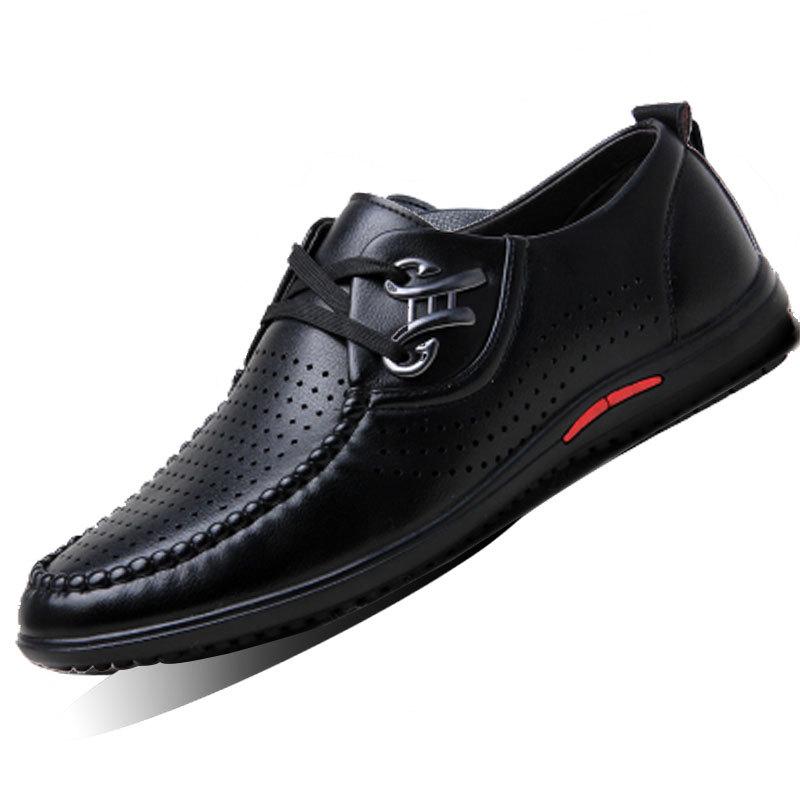 Fashion Brand Breathable Men Casual Shoes Lace Up Spring and Autumn Flat Casual Sneakers for Male Solid Waterproof Shoes X8 35
