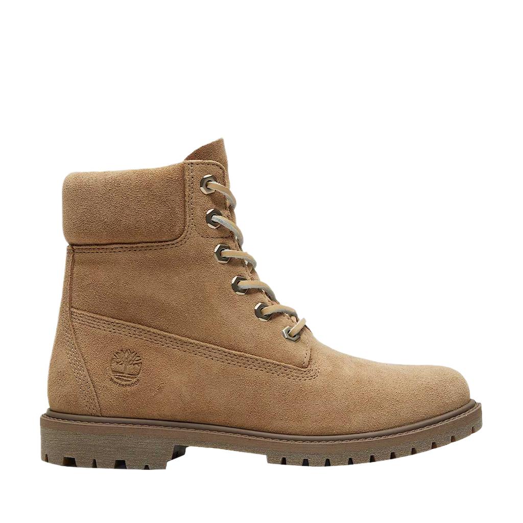 Timberland 6 Inch Waterproof Boot Beige Suede Women Sneakers Tan TB0A43F8EW1