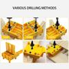 38pcs/set Wood Doweling Set ABS Wood Drilling Hole Puncher Handheld Board Hole Locator