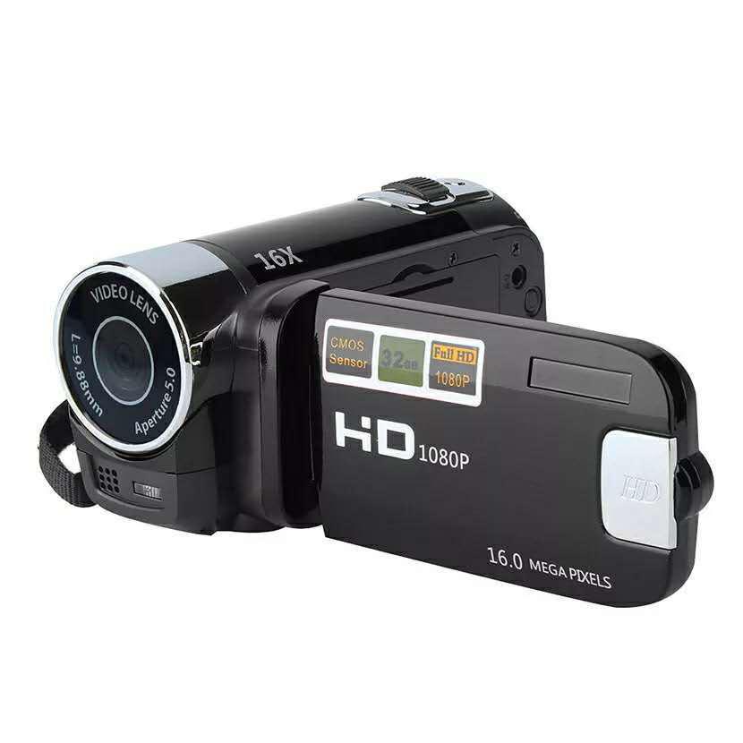 

Цифрова камера HD100A 16MP 1080P: Якісне транскордонне англійське виробництво 8GB card + card reader with adapter