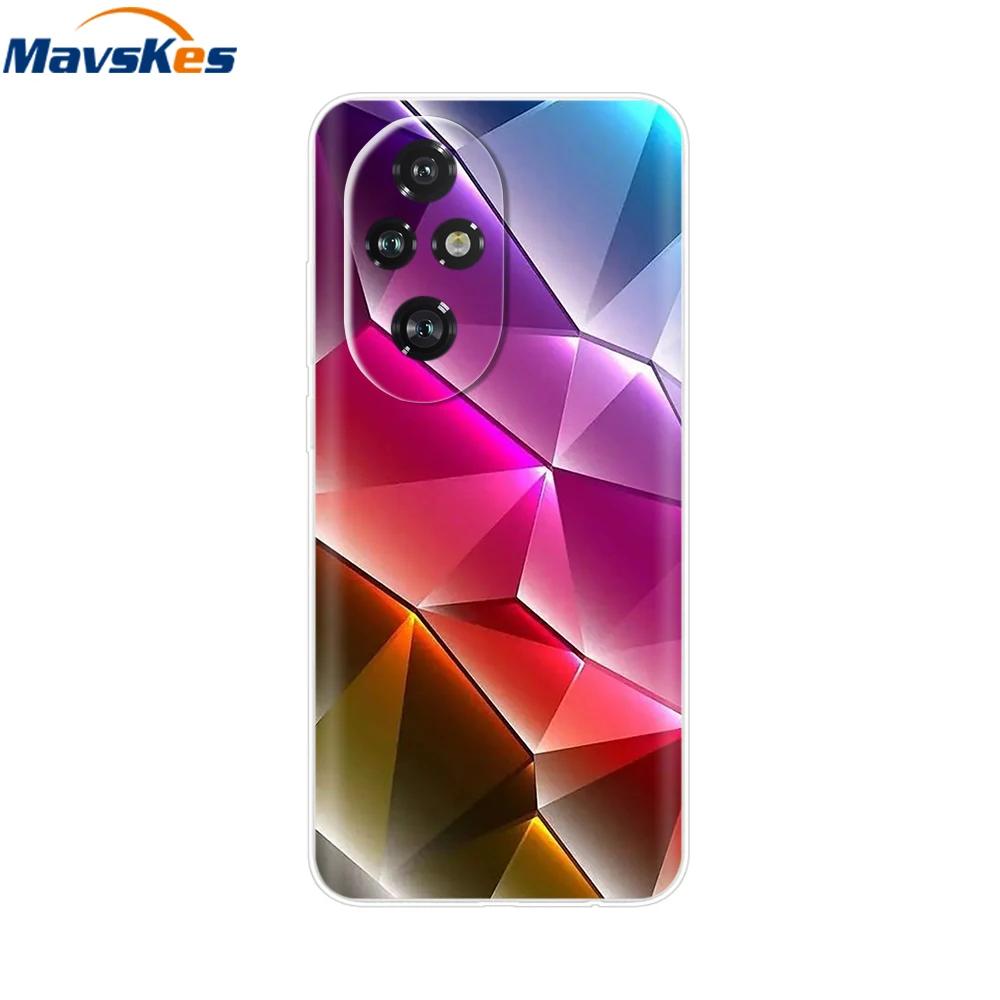 Für Honor 200 Hülle Niedliche Cartoon Silikon TPU Weiche Handyhüllen für Für Honor 200 Pro Honor200 Lite Transparente Capas Honor200