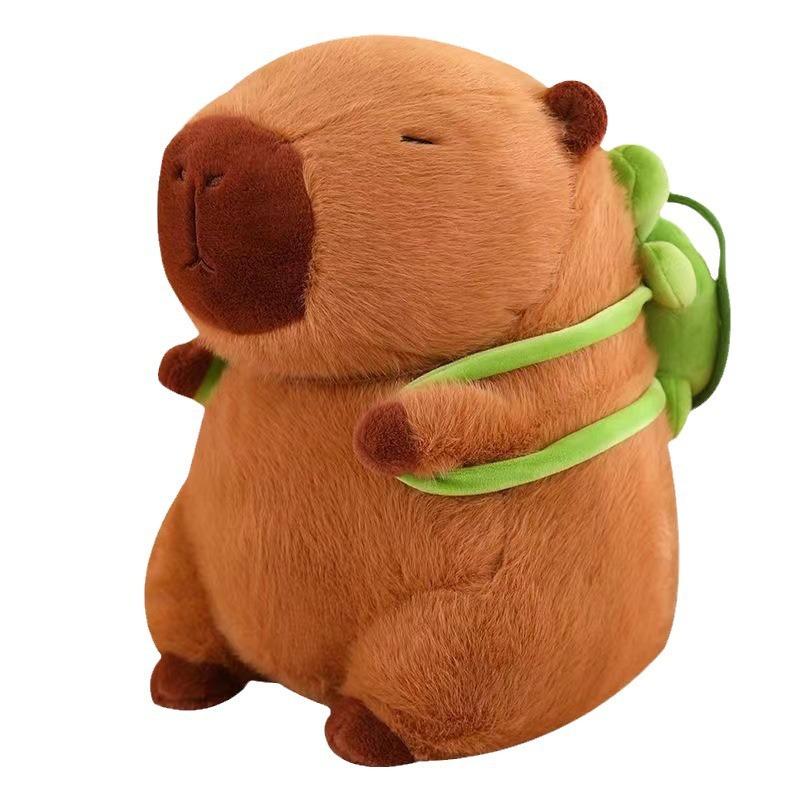 23Cm Capybara Plush Simulation Capibara Anime Fluffty Toy Cute Doll Stuffed Animals Soft Doll Plush Christmas Thanksgiving Gift