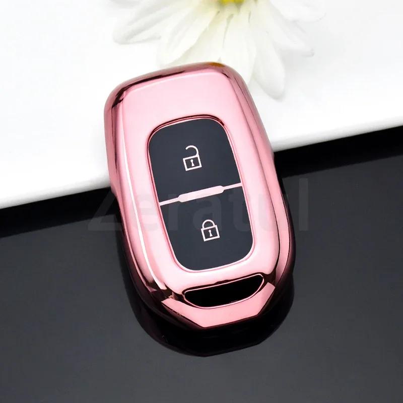 2 Button Tpu Car Remote Key Fob Cover Case For Renault Kwid Traffic Symbol For Dacia Sandero Logan Duster Shell