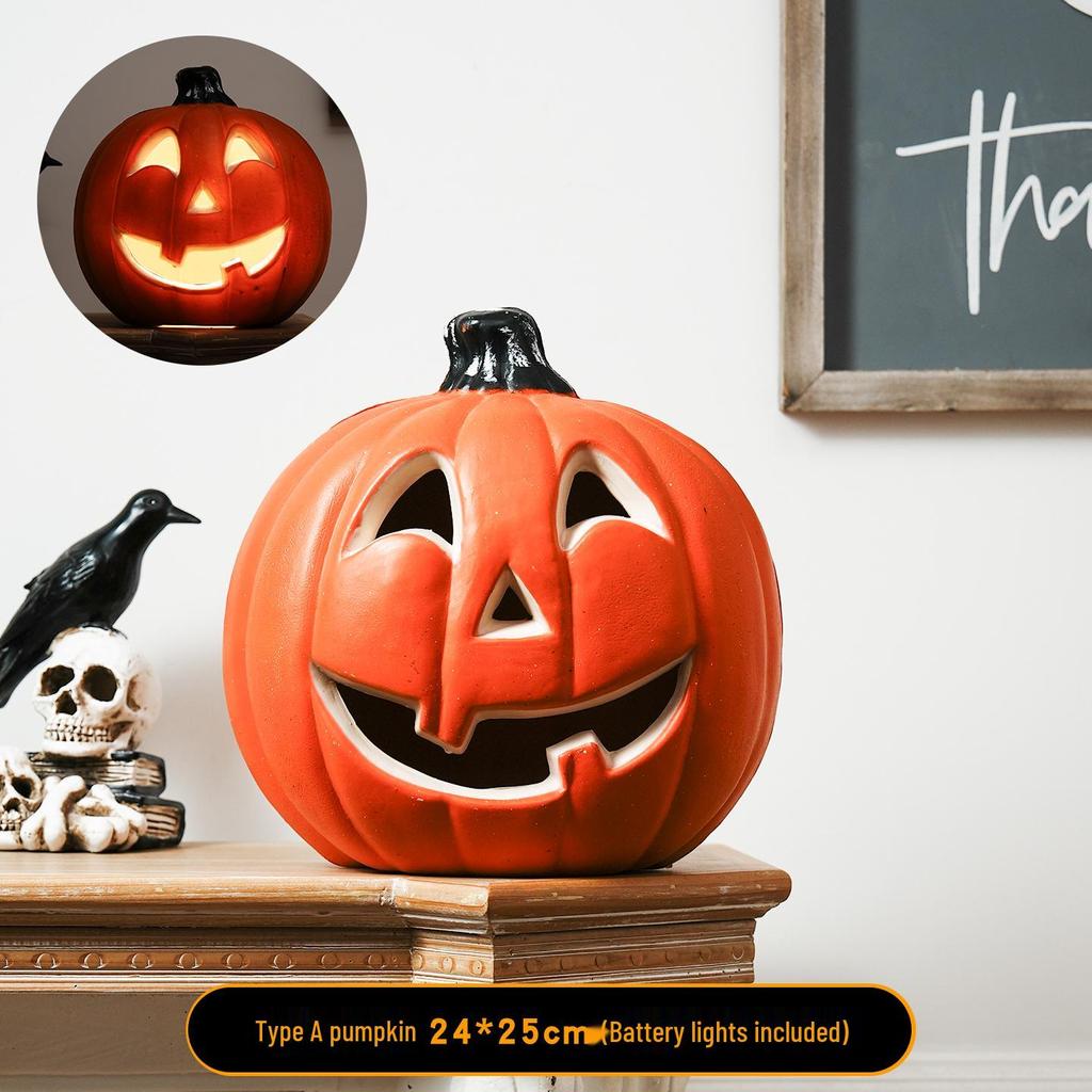 Halloween Large Pumpkin Lantern: Festive Decor for Doorways, Bars, and Shops