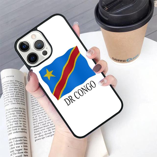 Congo Flag phone Case Cover For iPhone 17 Air 16 15 14 Plus For apple 16 11 12 13 Pro Max coque