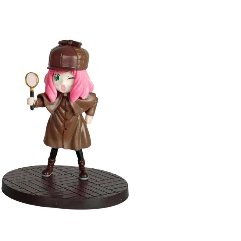 Anime spy playhouse animated version of Ania Fujie detective game figure cute doll desktop ornament