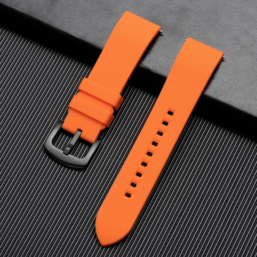Silicone Watch Band 18mm 19mm 20mm 22mm 24mm Men's Women Sports Watrproof Strap for Rolex for Seiko Watch Replacement Watchband