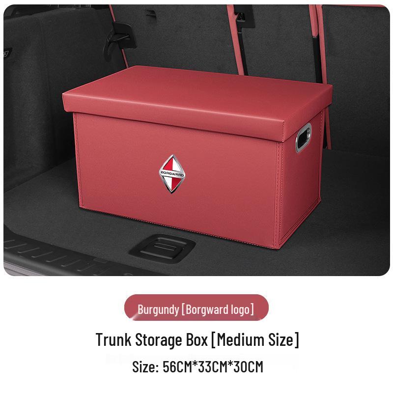 Compatible Trunk Storage Box for Borgward BX Series: BX7, BX5, BXi7, BX6, BX3, i5; Foldable Car Storage Solution