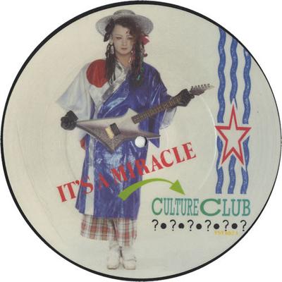 7-Zoll Schallplatte CULTURE CLUB - It's A Miracle VSY662 Virgin 1984 UK Pop Gebraucht