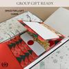 Christmas Gift Card Holder Book Handmade Waterfall Holiday Gift Card Sleeve Booklet DIY Christmas Gifts Cards with Envelopes Gift for Family
