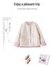 Retro Chinese Jacquard Frog Button Round Neck Jacket - Spring 2025 Collection