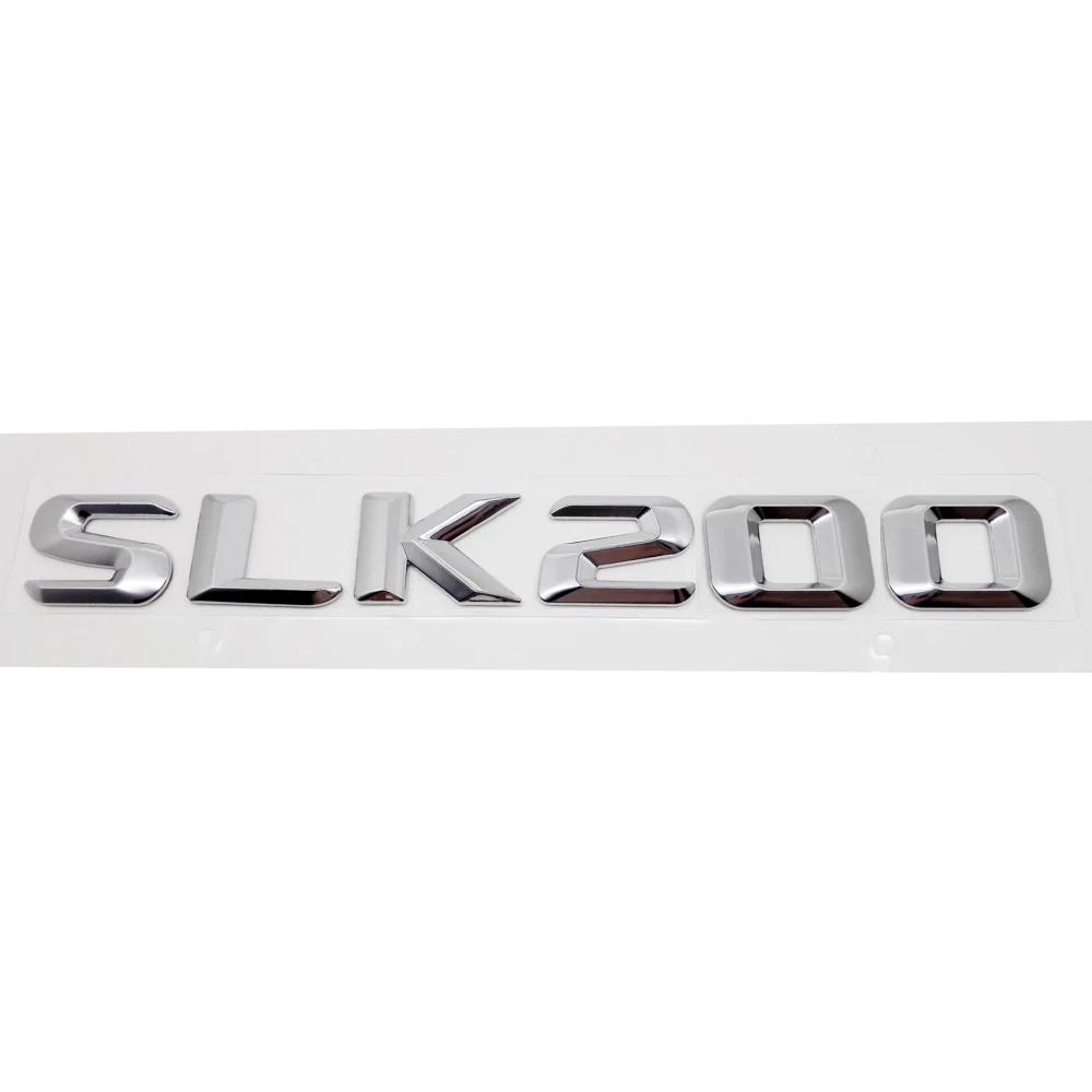 Samolepky na zadní část auta s písmeny, emblémem na zadním kufru pro SLK55 SLK63 SLK200 SLK230 SLK250 SLK280 SLK300 SLK320 SLK350