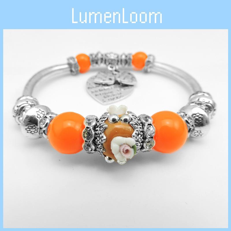 Premium Quality Silver Plated Color Indonesia Beads Bracelet For Women Ideal Gift