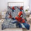 Marvel Comics Spider-Man Set Biancheria da Letto Anime Copripiumino 1009 Poliestere Adatto per Bambini e Adulti Set da 3 Pezzi