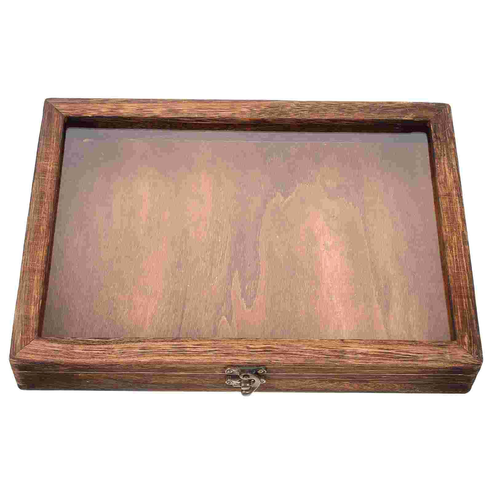 

Деревянная коробка с изображением бабочек, настенный держатель для хранения, витрина, винтажная коллекция булавок для насекомых 30.7x22cm коричневый