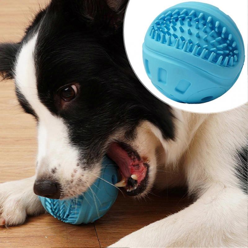 Indestructible Squeaky Dog Balls Interactive Dog Toys for Aggressive Chewers Large Medium Breed Tough Dog Chew Toys Outdoor Dog Toys