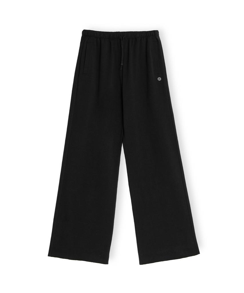 Beulaunyadeubaelleonseu W Soft Jersey Relaxed Pants, Black