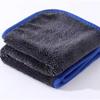 Korean Black Double-Sided Absorbent Car Wash Towel with Little Braids