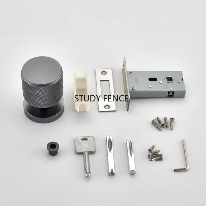 Cerradura de Puerta Invisible de un Solo Lado Cerradura de Puerta Oculta para Interiores Cerradura de Puerta de Pared de Fondo Incluyendo Llave Accesorios de Ferretería para el Hogar