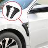 2pcs Carbon Fiber Black Car Hood Air Intake Vent Cover Stickers For Bentley Continental GT Flying Spur Bentayga Mulsanne Batur CL5