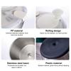 Centrifuga per Insalata Acciaio Inossidabile Rotativa Asciuga Insalata Mixer per Insalata 5L Disidratatore Multifunzionale con Cestello Filtro e Coperchio
