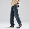 Foreign Trade Surplus American Retro Jeans for Men, Spring and Autumn Loose Straight-Leg New Style, Summer Trendy Casual Wide-Leg Long Pants
