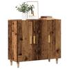 Vidaxl Cabinet, Old Wood, 90X34X80 Cm, Wood-Based Material