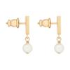 Dior Sculpted Metal Earrings Women Earrings Gold E3559WOMRS-301