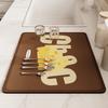 Technical fabrics Leave-in dining table mat Kitchen drain mat Water absorption quick drying Countertop mat Dish drying mat Non-slip