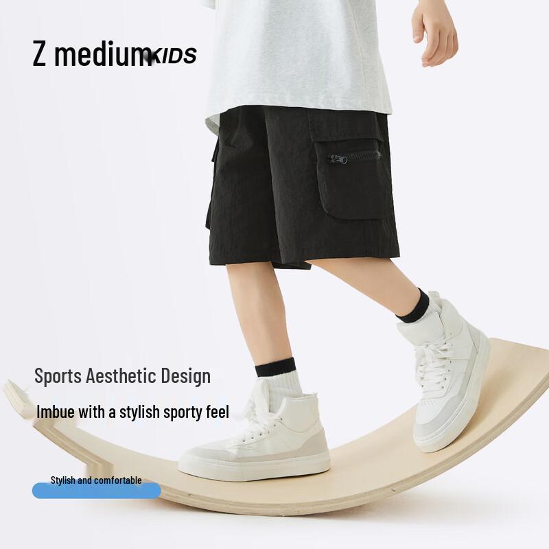 XueZhongFei Boys  Loose Breathable Summer Cargo Shorts 170
