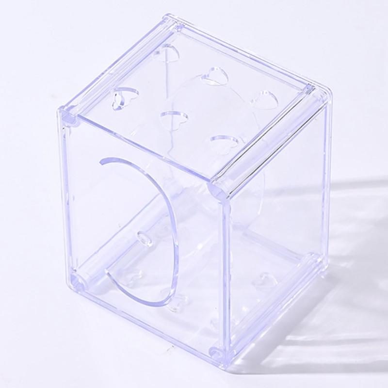 Transparent Watch Storage Box for Home and Commercial Display Acrylic Wristwatch Organizer Timepieces Protective Case