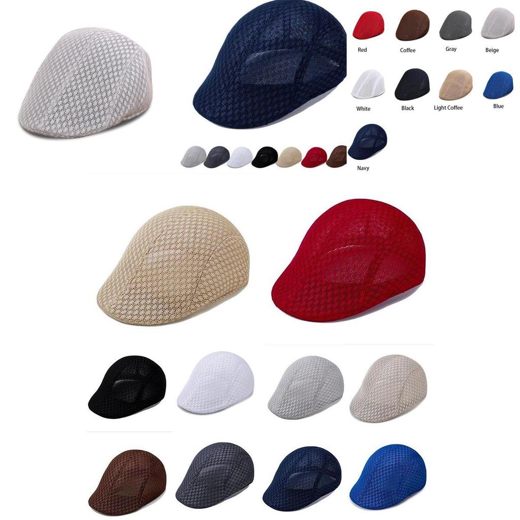 Summer Mens Breathable Mesh Beret For Stylish And Comfortable Outdoor Adventures
