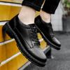2025 Herren Leder Freizeitschuhe Komfort Schwarz Formelle Oxfords für Herren Abriebfeste Herren Büroschuhe Zapatos De Vestir Hombre