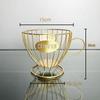 Metal Wire Coffee Display Basket Large Capacity Fruit Snack Storage Rack K Cup Organizer  Home Use