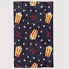 Cartoon Popcorn Digital-printed Polyester Bedroom Velvet Flannel Cover Blanket Fleece Soft Sofa Cover Blankets for Beds