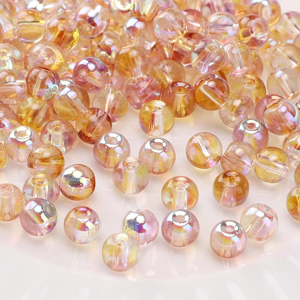 Glass Czech Round Beads Advanced Gradient Color Seed Spacer Beads For Jewelry Making Accessories