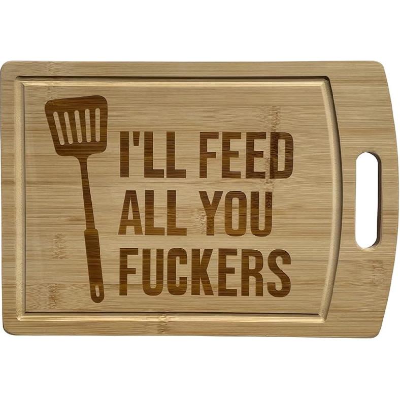 

Funny, Cutting Boards, Charcuterie Board, Chopping Board, Personalized Cutting Boards, Laser Engraved, Bamboo Board, New Pattern (A-11 x 8 ) 11 L x 8 W