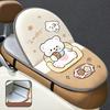 Cartoon E-bike Foldable Seat Cushion Water-proof Heat Shield Cushion  Motorcycle Use