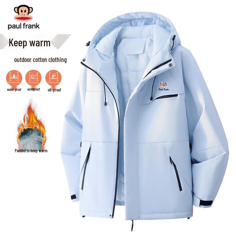 paul frank Men's Winter Waterproof Windproof Hooded Padded Jacket