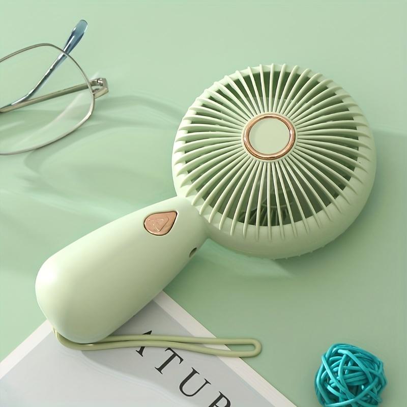 Small rechargeable personal cooling fan, portable, suitable for travel, indoor and outdoor use