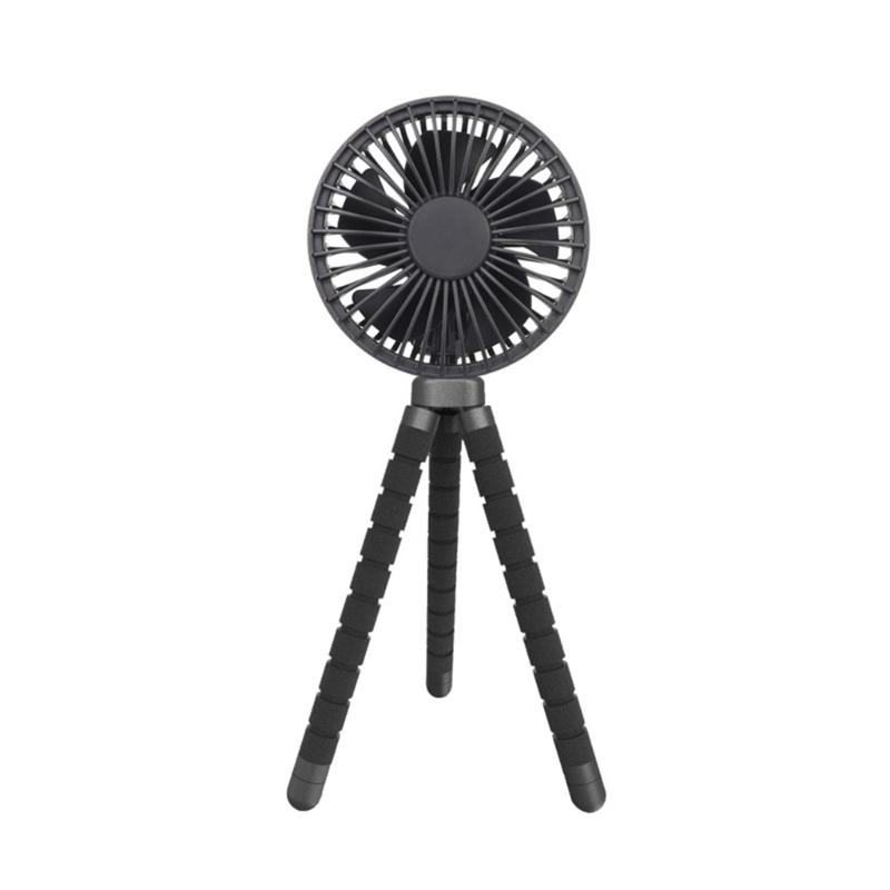 Flexible Octopuses Clamp Fan Rechargeable Portable Cooling Fan Baby Strollers Fan 3 Speeds for Baby Carriages Outdoor 1