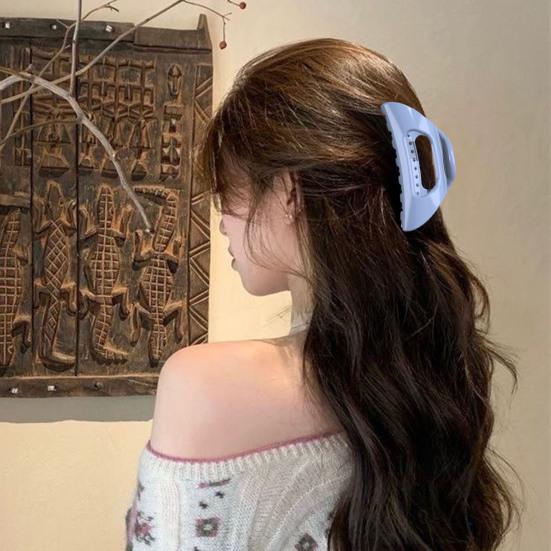 Women Hair Claw Anti-slip Teeth Anti-Breaking Medium Size Hair Clip Decorative Hair Styling Tool Thick Hair Accessory