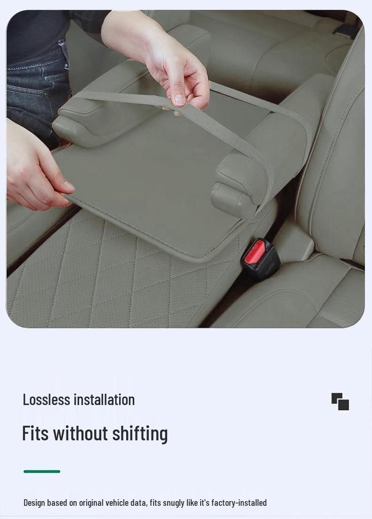 Leapmotor D19 Second Row Aisle Storage Box - Middle Row Seat Add-On for Car Interior.
