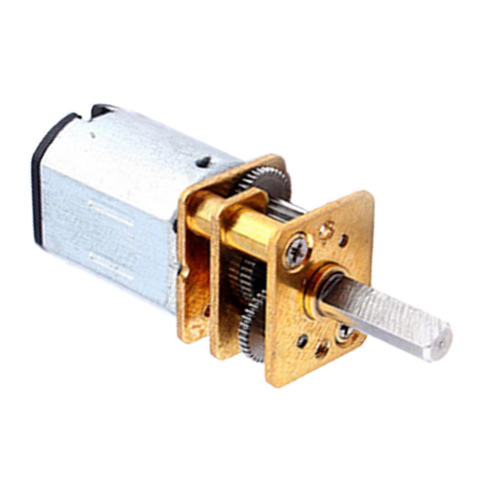 New N20 DC3V 6V 12V 50?2000RPM Speed Reduction Gear DC Motor with Metal Gearbox