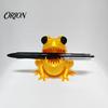 Stationery Storage Cup Cute Frog Pen Holder, 3D Printed Figurine, Cartoon Desk Fun Table Decoration Organizer, Multifunctional for Pens Pencils